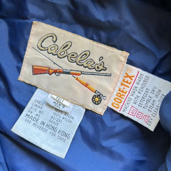 Vintage Gore-Tex Cabela’s Nylon Light Jacket Tall XXL Hiking Fishing Hunting - Picture 4 of 7